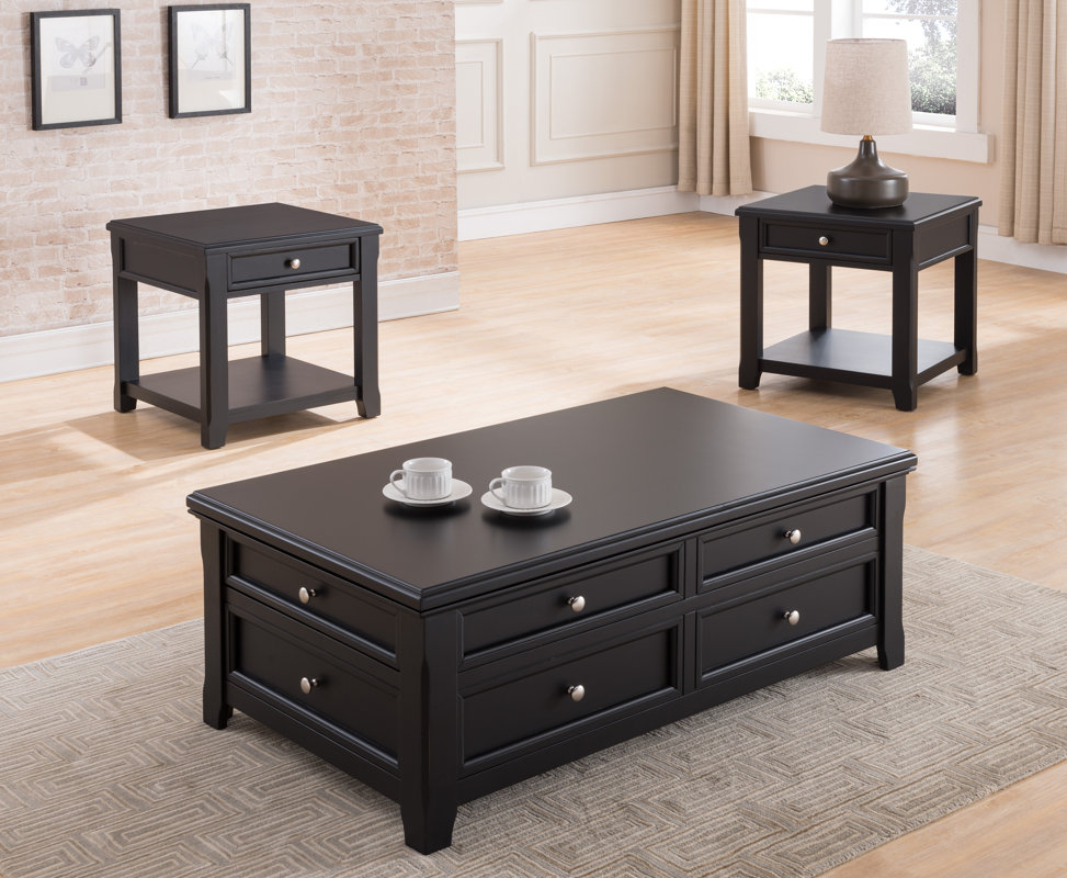 Darby Home Co Kaitlinn Rectangular Coffee Table with Storage by Simmons